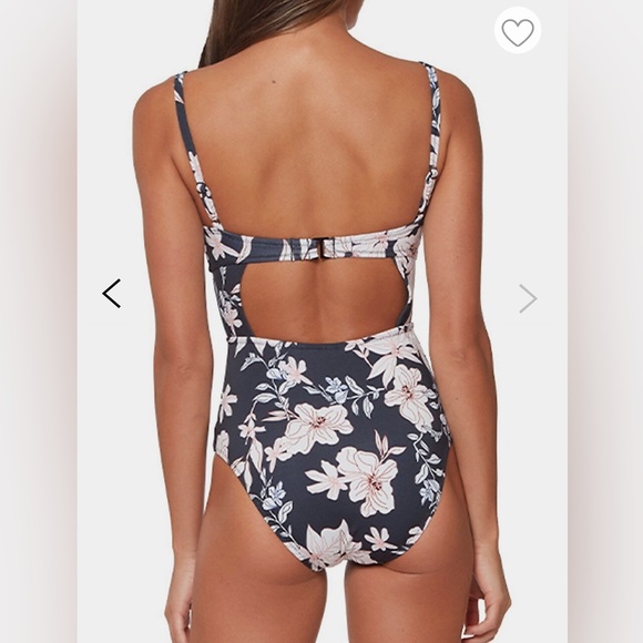 SANCTUARY Night Jungle Splice Banded Mio One Piece Swimsuit NJ22604 NWT - Medium - Picture 2 of 5